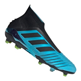 Adidas Predator 19+ Fg M F35613 jalkapallokengät sininen sininen
