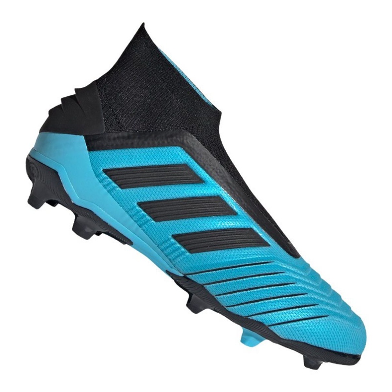 Adidas Predator 19+ Fg Jr G25788 jalkapallokengät sininen sininen