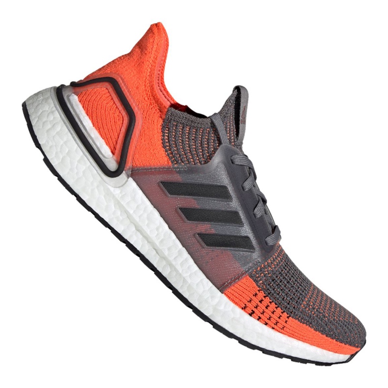 Juoksukengät adidas UltraBoost 19 m M G27517 oranssi harmaa