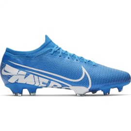 Nike Mercurial Vapor 13 Pro Fg M AT7901 414 jalkapallokengät sininen