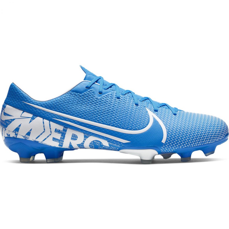 Nike Mercurial Vapor 13 Academy FG / MG M AT5269-414 jalkapallokengät sininen sininen