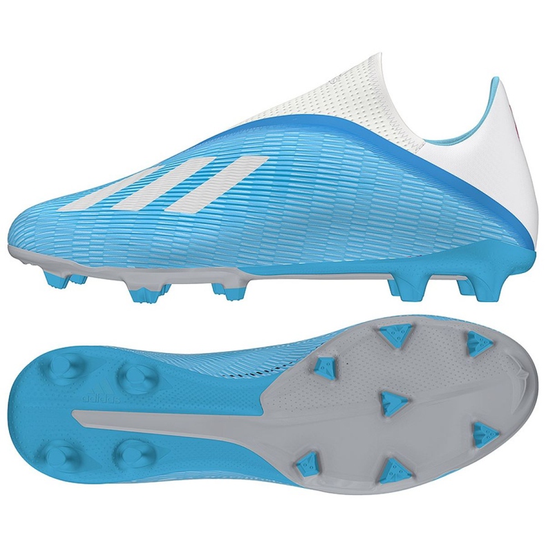 Adidas X 19.3 Ll Fg M EF0598 jalkapallokengät sininen sininen