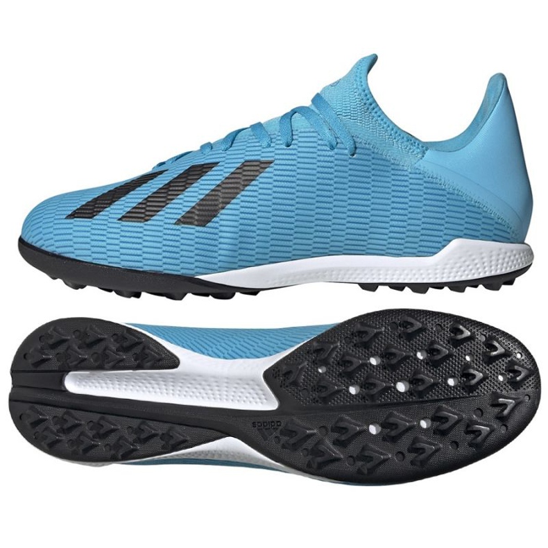 Adidas X 19.3 Tf M F35375 jalkapallokengät sininen sininen