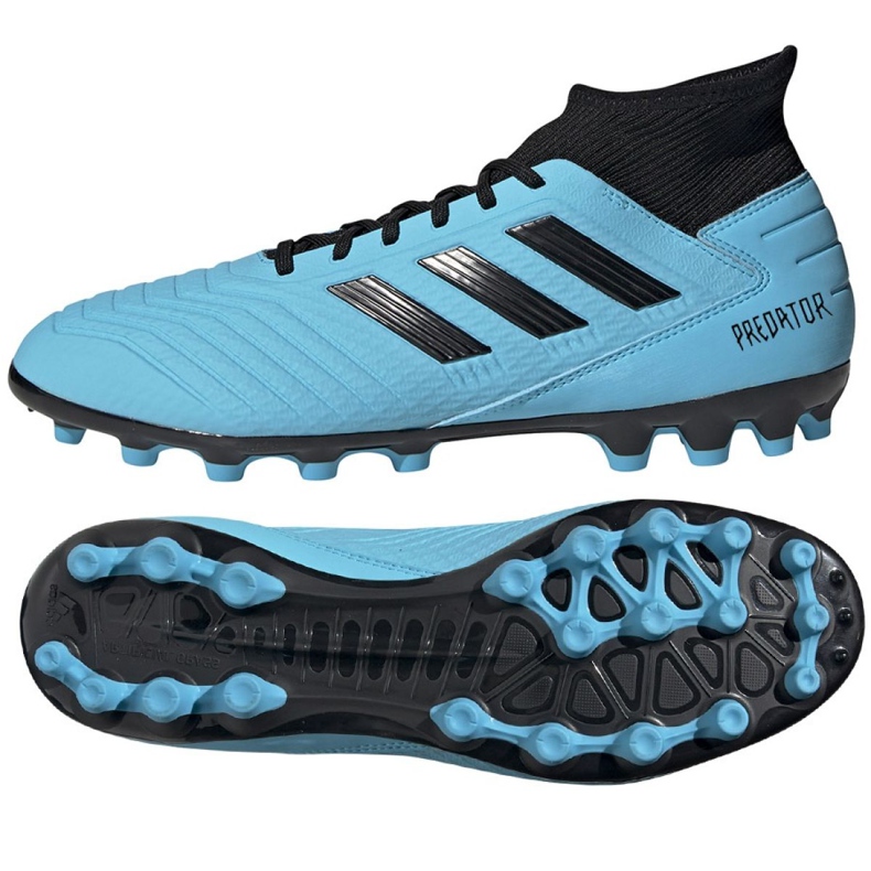 Adidas Predator 19.3 Ag M F99990 jalkapallokengät sininen sininen