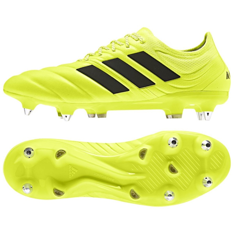 Adidas Copa 19.1 Sg M G26643 jalkapallokengät keltainen keltainen