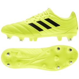 Adidas Copa 19.3 Sg M F35449 jalkapallokengät keltainen keltainen