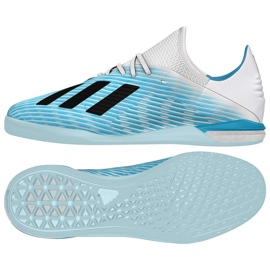 Sisäkengät adidas X 19.1 In M G25754 sininen sininen