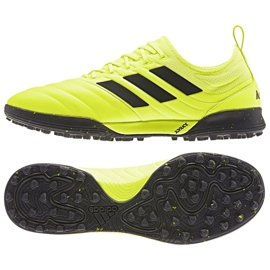 Adidas Copa 19.1 Tf M F35511 jalkapallokengät keltainen keltainen