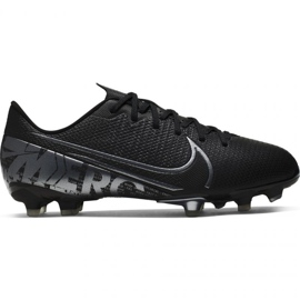 Nike Mercurial Vapor 13 Academy FG / MG Jr AT8123 001 jalkapallokengät musta