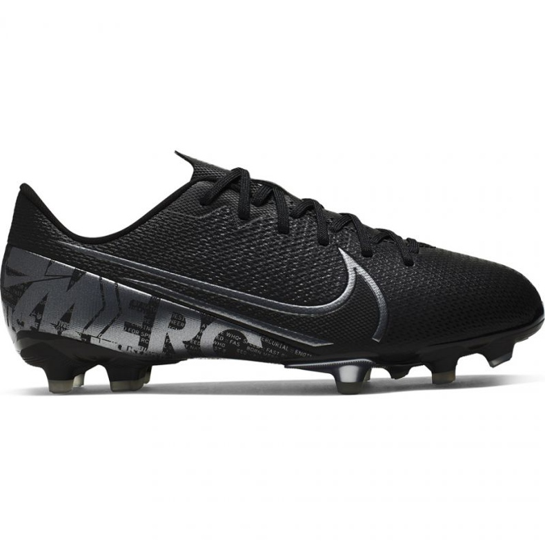 Nike Mercurial Vapor 13 Academy FG / MG Jr AT8123 001 jalkapallokengät musta