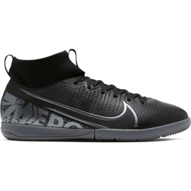 Jalkapallokengät Nike Mercurial Superfly 7 Academy Ic Jr AT8135 001 musta
