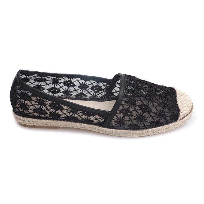 Ballerinat Espadrilles YBS136 musta