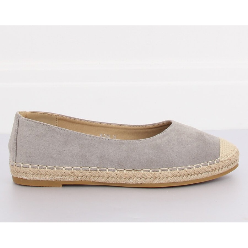 Harmaa Ballerina Espadrilles N-2980 Harmaa Ii Gat
