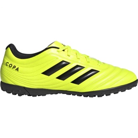 Adidas Copa 19.4 Tf M F35483 jalkapallokengät keltainen
