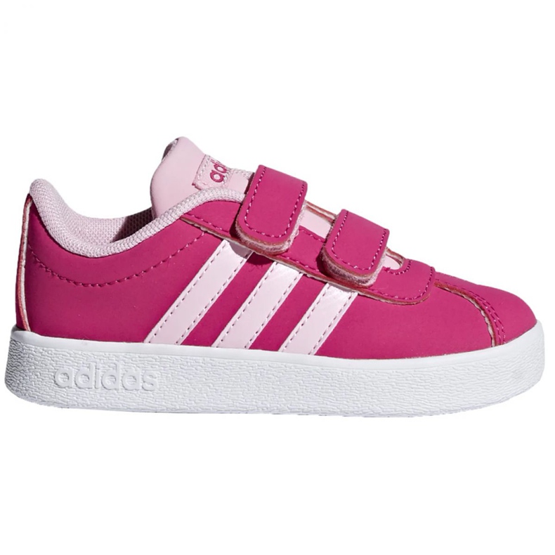 Adidas Vl Court 2.0 Cmf Jr F36406 kengät vaaleanpunainen
