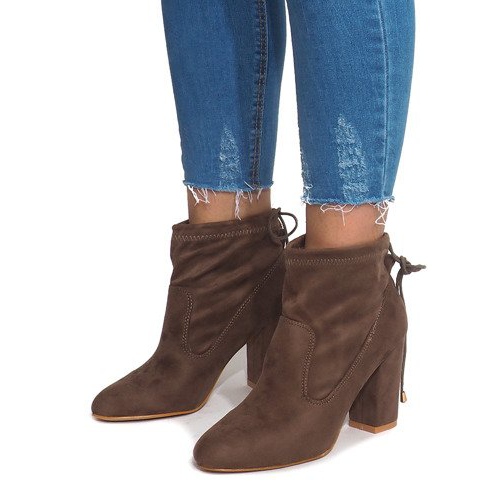 Mokkanahkakengät postissa 88-45 Khaki monivärinen vihreä