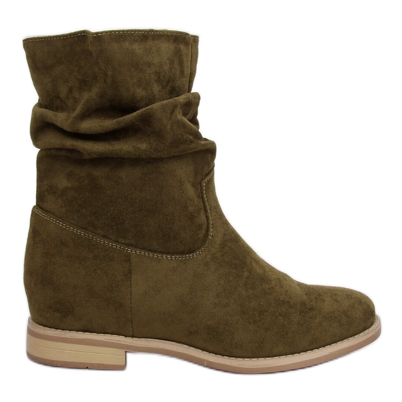 Vihreät saappaat piilotetulla kiilalla NC838 Vihreä