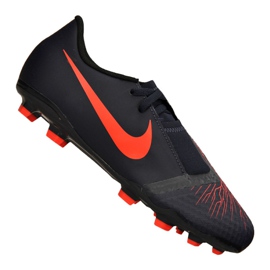 Nike Jr Phantom Vnm Academy Fg Jr AO0362-440 jalkapallokengät musta musta