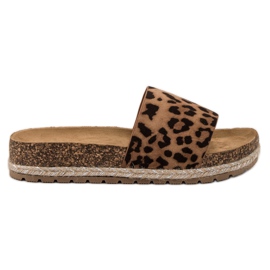 Bestelle Klassiset mokkanahkatossut ruskea