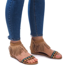 Boho 3-2 Camel Suede Sandaalit beige Boho 3-2 Camel Suede Sandaalit beige