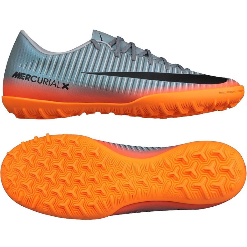Nike MercurialX Victory Vi CR7 Tf M 852530 001 kengät harmaa harmaa