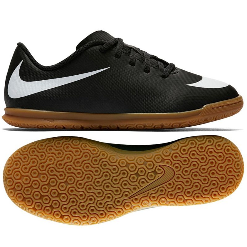 Nike Bravatax Ii Ic Jr 844438 001 mustat kengät
