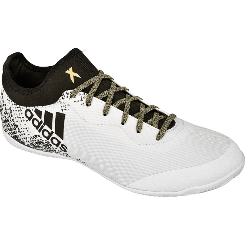 Sisäkengät adidas X 16.3 Court M In S79705 valkoinen valkoinen