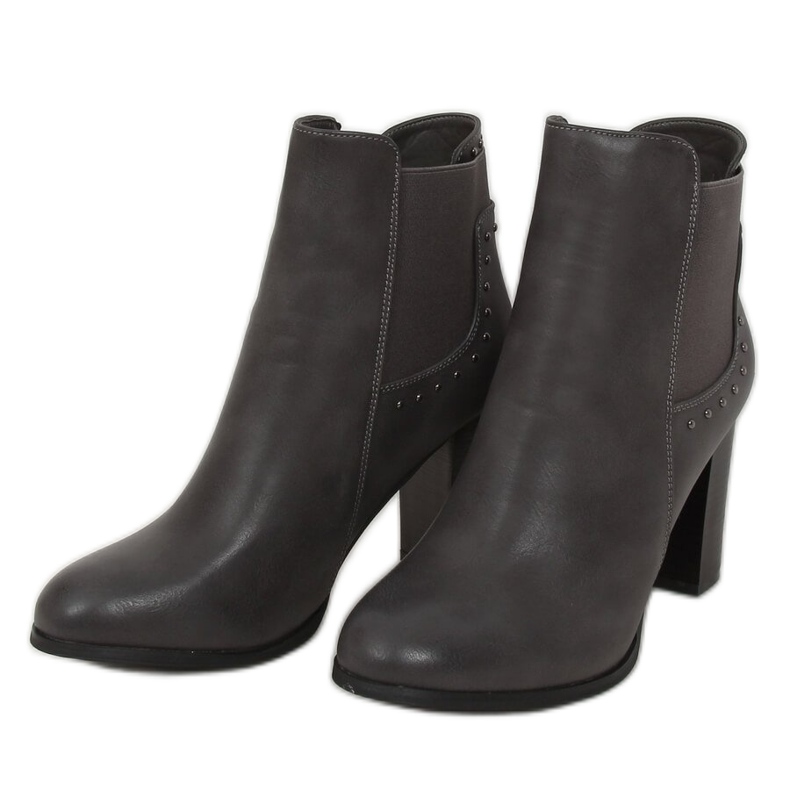 Klassiset harmaat korkokengät harmaa 88097 Harmaa