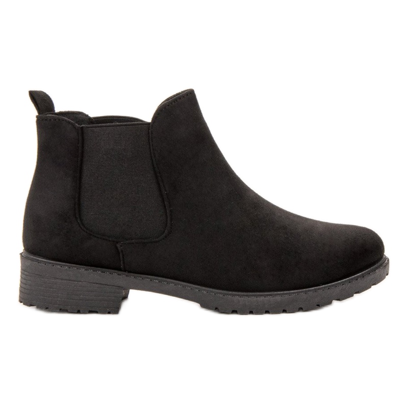 SHELOVET Mustat mokkanahkaiset Jodhpur -saappaat