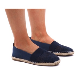 Openwork Espadrilles Tennarit 188-38 Navy Blue tummansininen