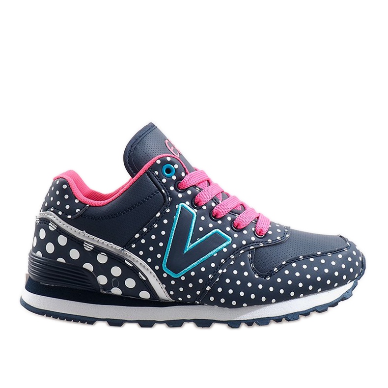 Tummansiniset urheilukengät B1573-3 laivastonsininen harmaa