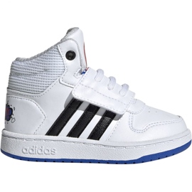Adidas Hoops Mid 2.0 I Jr EE8551 valkoinen