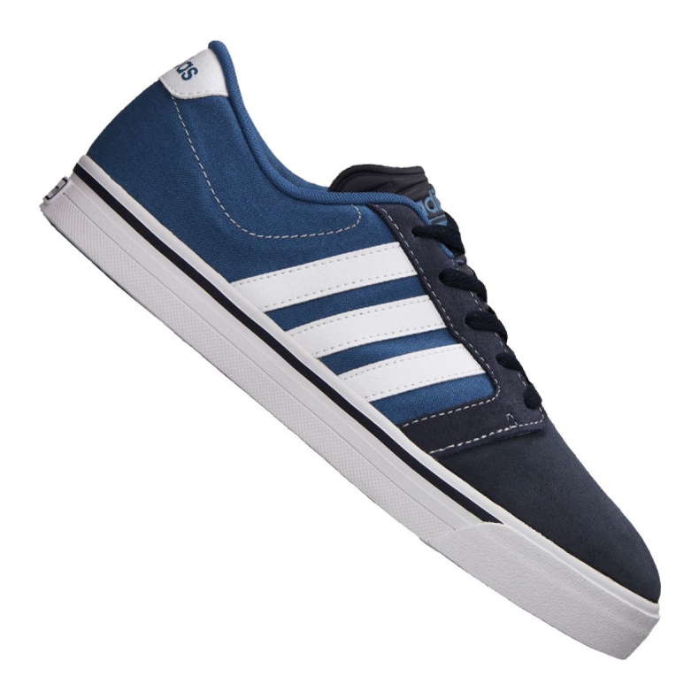 Adidas Cloudfoam Super Skate M AW3895 kengät valkoinen laivastonsininen sininen