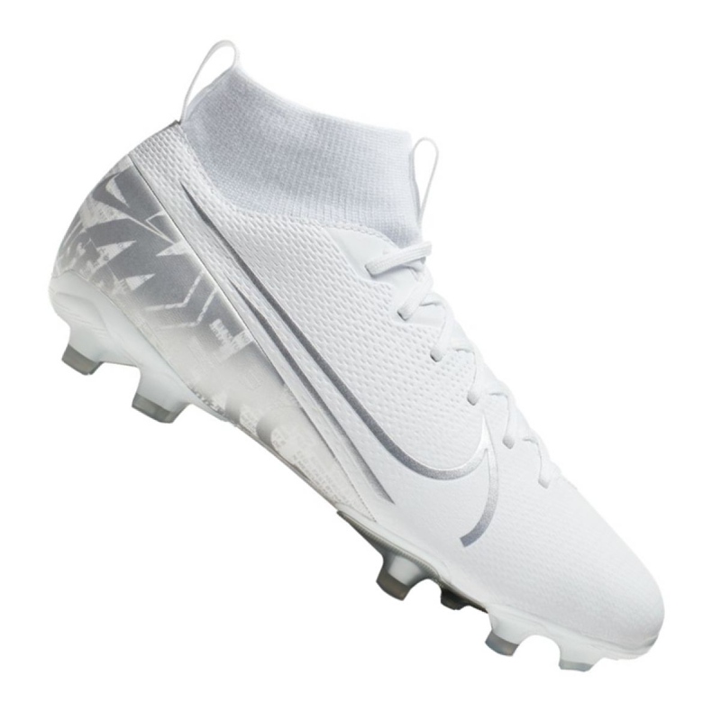 Nike Superfly 7 Academy Mg Jr AT8120-100 jalkapallokengät valkoinen valkoinen