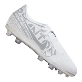 Nike Phantom Vnm Academy Fg Jr AO0362-100 jalkapallokengät valkoinen valkoinen