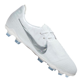 Nike Phantom Vnm Elite Fg Jr AO0401-100 jalkapallokengät valkoinen valkoinen