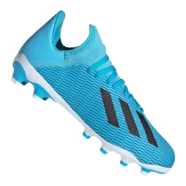 Adidas X 19.3 Mg Jr EF7550 jalkapallokengät sininen sininen