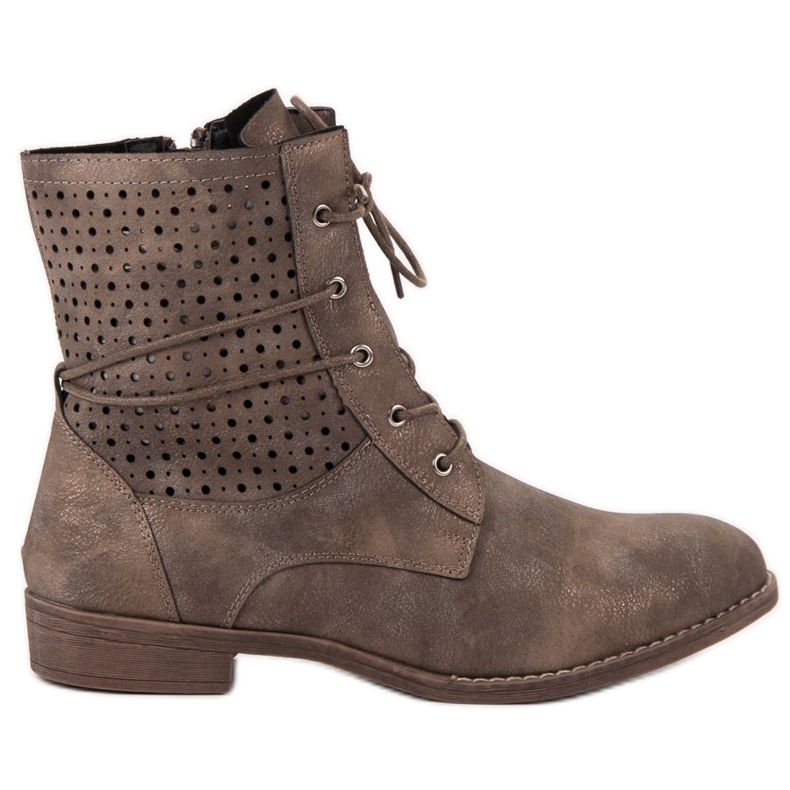 Groto Gogo Muodikkaat sidotut saappaat vihreä