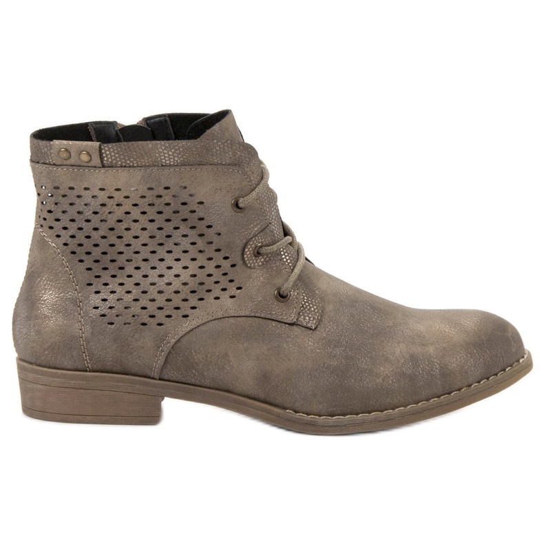 Groto Gogo Khaki -openwork -saappaat monivärinen vihreä