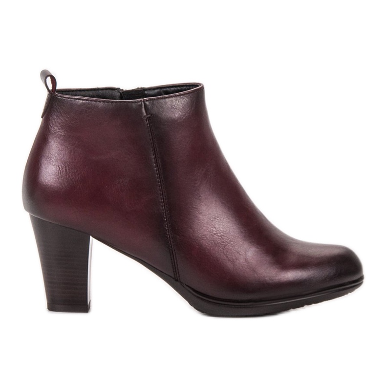 Vinceza Matalakorkoiset saappaat punainen