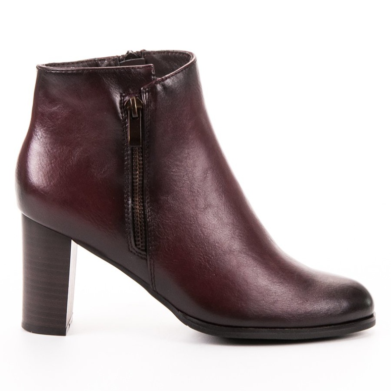 W. Potocki Burgundin korkokengät nilkkurit punainen