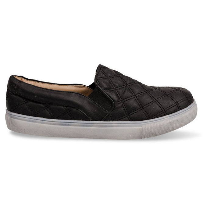 Tikattu Slip On 9033 Musta Slip-On Lenkkarit