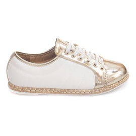 Tennarit Espadrilles Linen Q52 Gold kultainen
