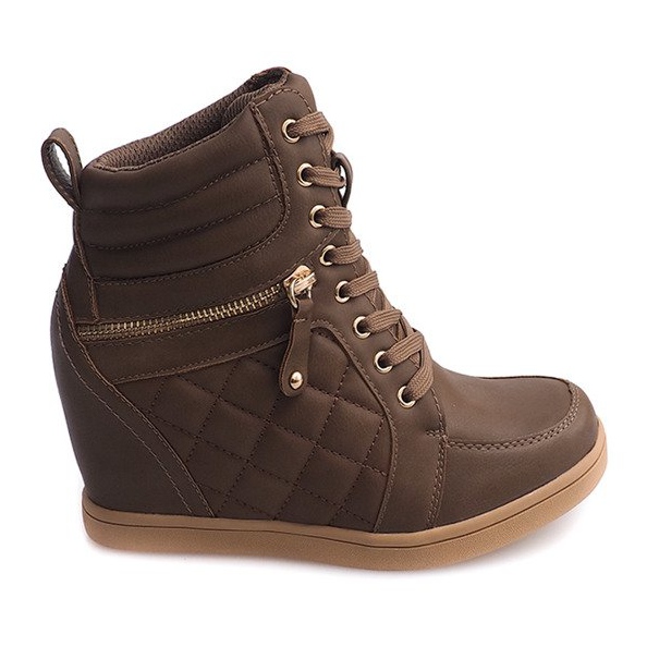 Tikatut lenkkarit 2030-50 Khaki vihreä