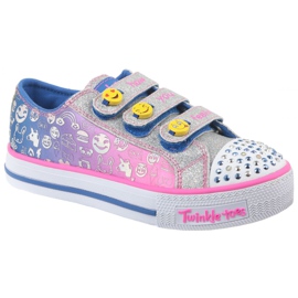 Skechers Step Up Jr 10704L-BLNP monivärinen Skechers Step Up Jr 10704L-BLNP monivärinen