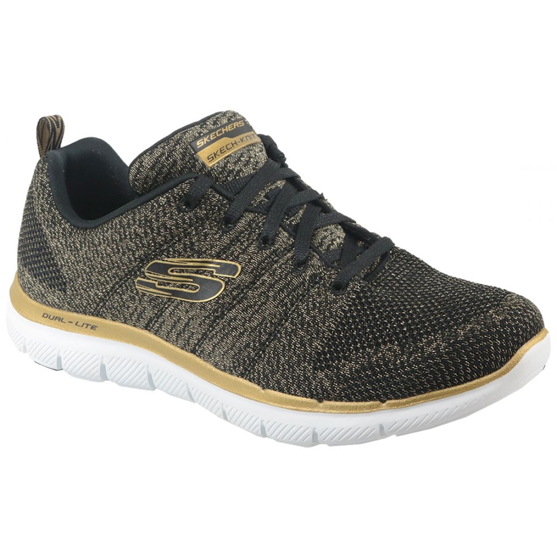 Skechers Flex Appeal 2.0 W 12771-BKGD Kengät musta monivärinen