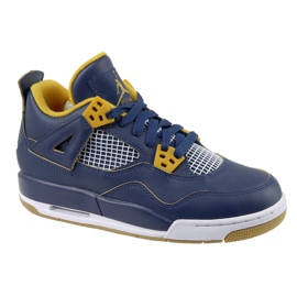 Nike Jordan 4 Retro Bg Jr 408452-425 tummansininen
