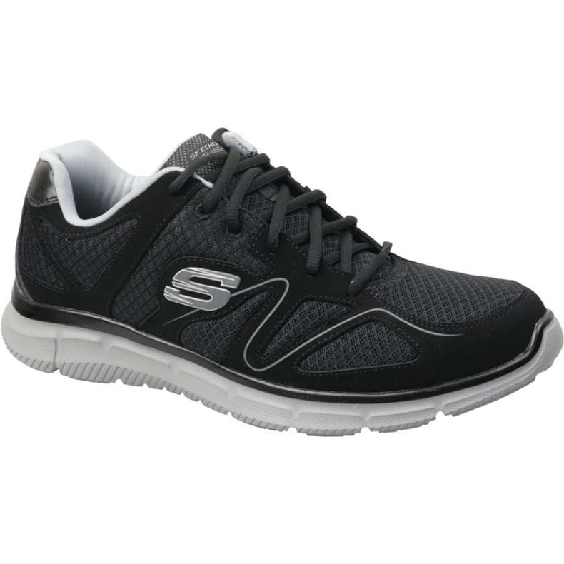 Skechers Satisfaction M 58350-BKGY Kengät musta