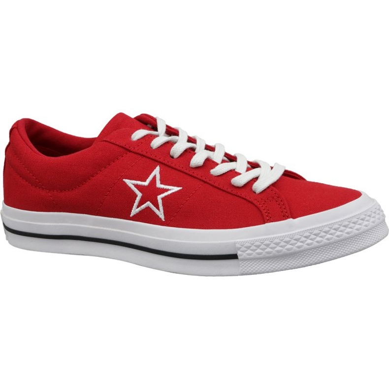 Converse One Star Ox M 163378C punaiset kengät punainen
