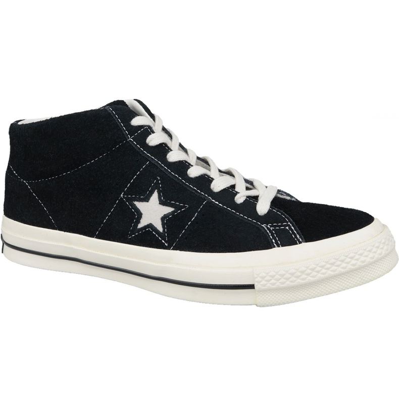 Converse One Star Ox Mid Vintage Suede M 157701C kengät musta